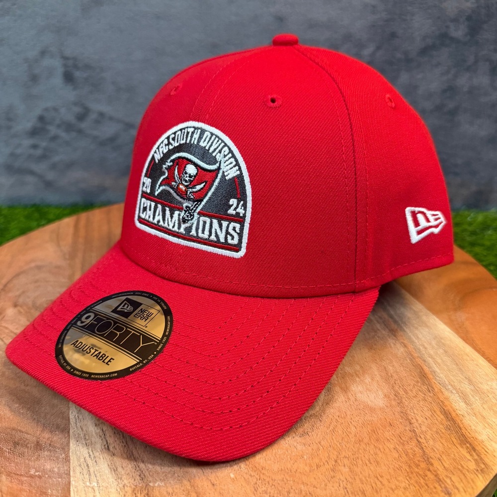 New Era Tampa‎ Bay Buccaneers NFC South Division Champions 9FORTY Hat Mens New